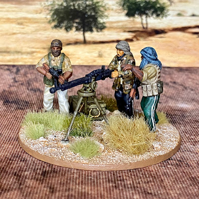 28mm Modern African terrorist miniatures for Mali and the Sahel : Quartermaster 3D/ JJG Print 3D DShK machine gun