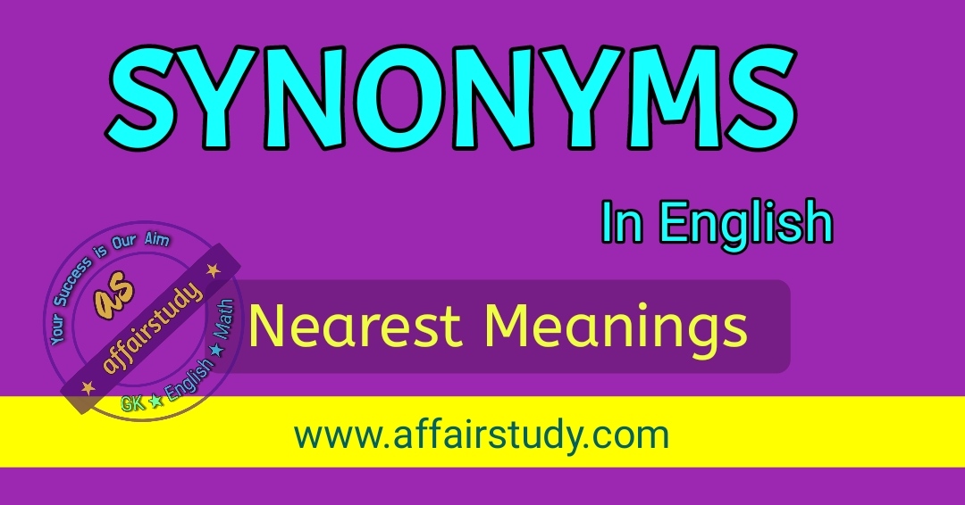 Nearest Meaning in English