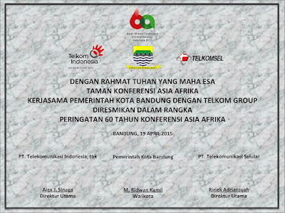 PRASASTI PERESMIAN KANTOR