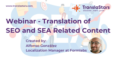 Webinar Translation of SEO and SEA related content