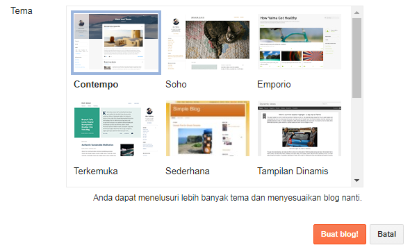 Cara Membuat Blog Baru di Blogspot