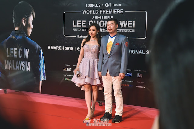 Lee Chong Wei : Rise of the Legend 李宗伟 败者为王 movie premiere at Bukit Jalil National Stadium Red Carpet