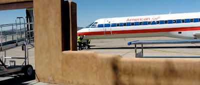 American Eagle plane in Santa Fe