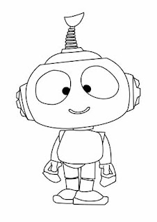 Rob The Robot Coloring Pages