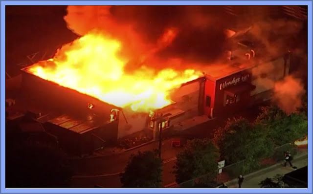 The Atlanta Wendy's Aflame After Protests