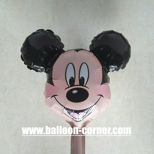 Balon Foil Kepala Mickey Mouse & Minnie Mouse Mini