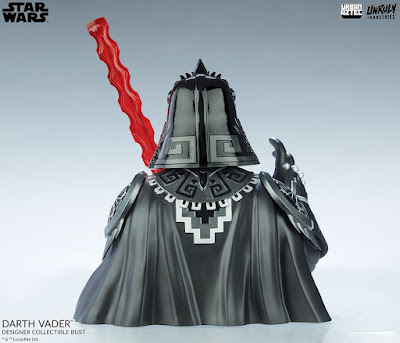 Darth Vader Urban Aztec Star Wars Vinyl Bust by Jesse Hernandez x Unruly Industries