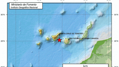 Terremoto entre Gran Canaria - Tenerife, uno más