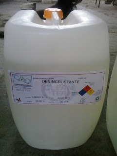 Producto de limpieza industrial ecológico.