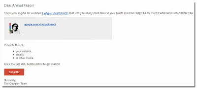 Google Custom Url - Mempersingkat url google+ Mudah diingat