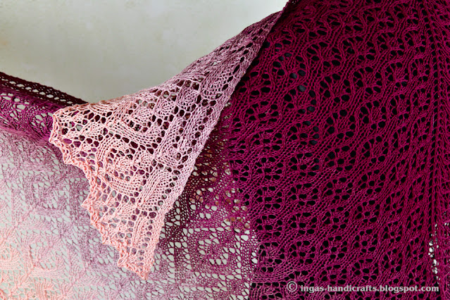 Wild Rose Shawl