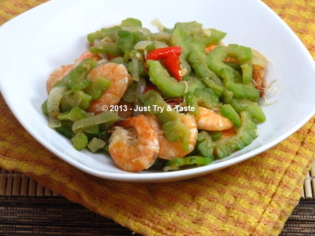 Tumis Pedas Pare & Udang | Just Try & Taste