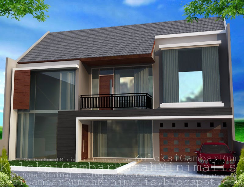 Contoh Gambar  Rumah  Minimalis 2  Lantai  Desain  Rumah 