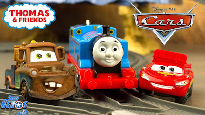 Disney Cars flash Mcqueen jouet français Thomas et ses amis train