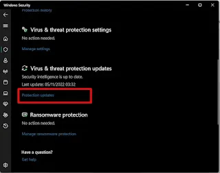 Cara Update Windows Defender