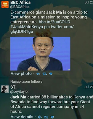 Richest man in China visits Africa with 38 other billionaires