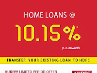 HDFC Home Loan at 10.15% - Limited Period Offer  