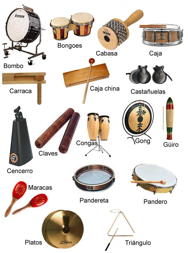 instrumentos de percusion. Un instrumento de percusión