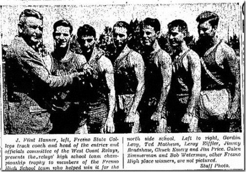 West Coast Relays Fresno Bee 5_24_1944