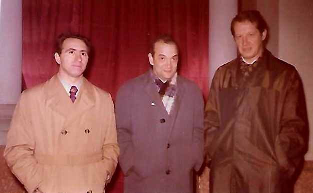 Lev Polugaievsky, Viktor Korchnoi y Yuri Averbaj en Manresa en 1972