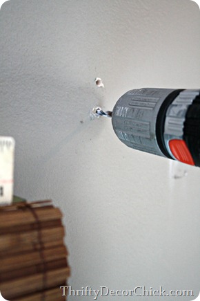 how to hang drapery hardware
