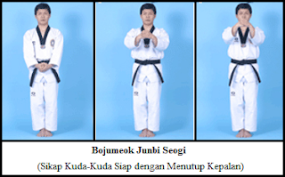 Bojumeok Junbi Seogi (Sikap Kuda-Kuda Siap dengan Menutup Kepalan)