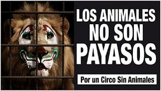 Los animales no son payasos, publicidad de PACMA