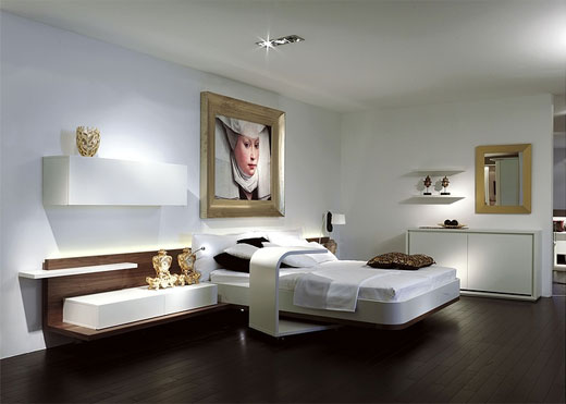 Modern interior decoration bedroom contemporary style luxury bed-1