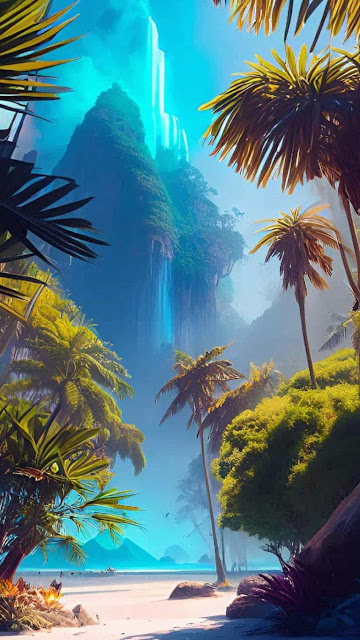 Paradise Nature Mobile Wallpaper