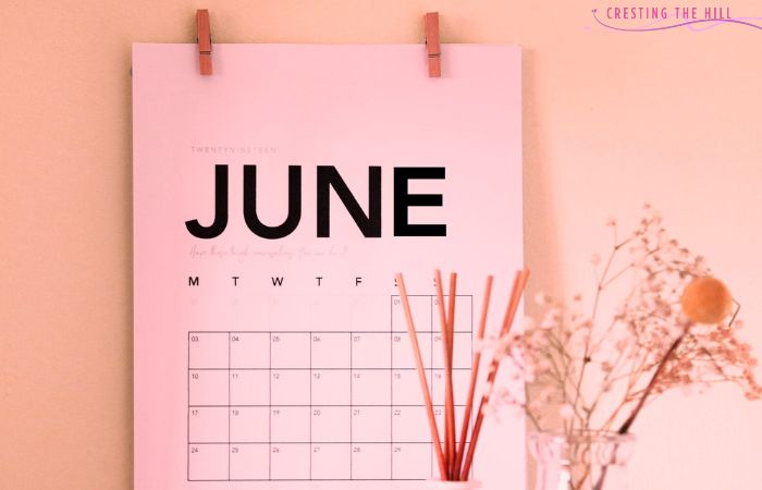 Choosing to live life lightly, And how that looked throughout the month of June.