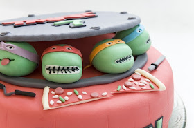 Ninja želve torta - Teenage mutant ninja turtles cake TMNT