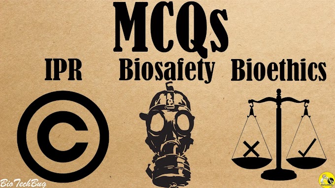 MCQs on IPR Bioethics and Biosafety