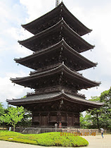 5-Story Pagoda built in 1644, Toji Temple, Kyoto, Japan