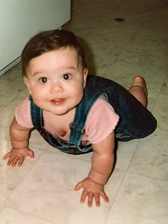 Ensign Hannah Ortiz as a toddler. (Photo courtesy of Ensign Hannah Ortiz)