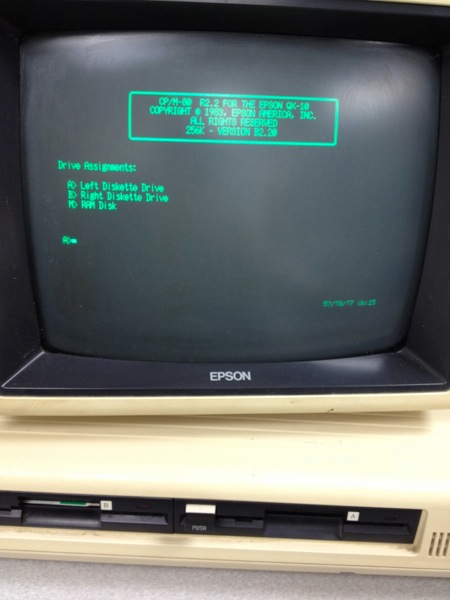Epson bbooted