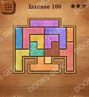 Cheats, Solutions, Walkthrough for Wood Block Puzzle Intense Level 100