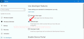 How to Install Apps Outside the Store In Windows 10