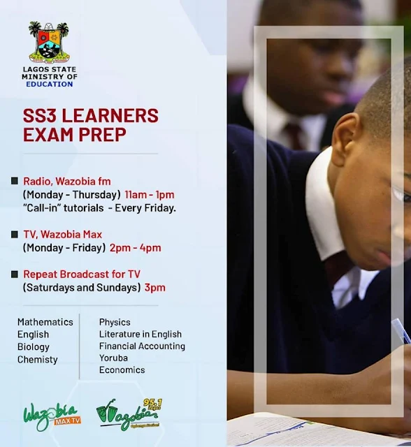 Lagos State Daily Lesson & Exam Prep for SS3 Students | Radio & TV