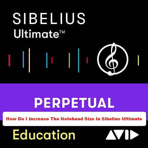 How Do I Increase The Notehead Size In Sibelius Ultimate Update 2022