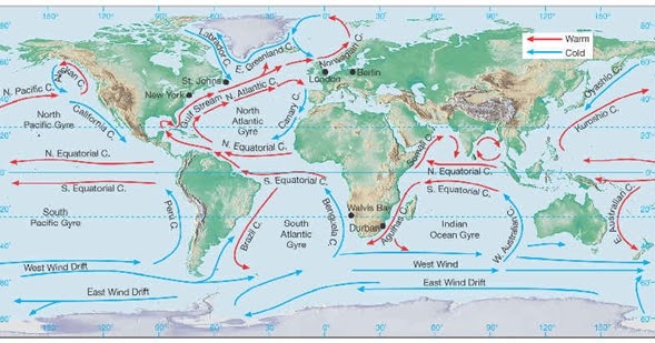 Pengertian Penyebab dan Persebaran Arus Laut di Dunia - Klik Geografi