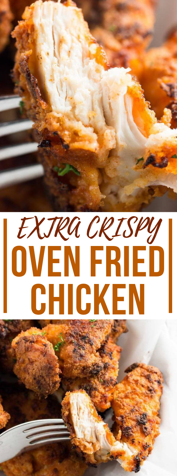 CRISPY OVEN FRIED CHICKEN