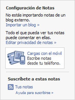 Enlazar Facebook con nuestro blog