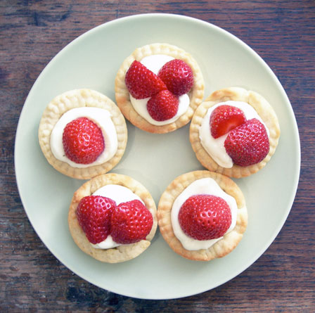 Strawberry Mascarpone Mini Tarts