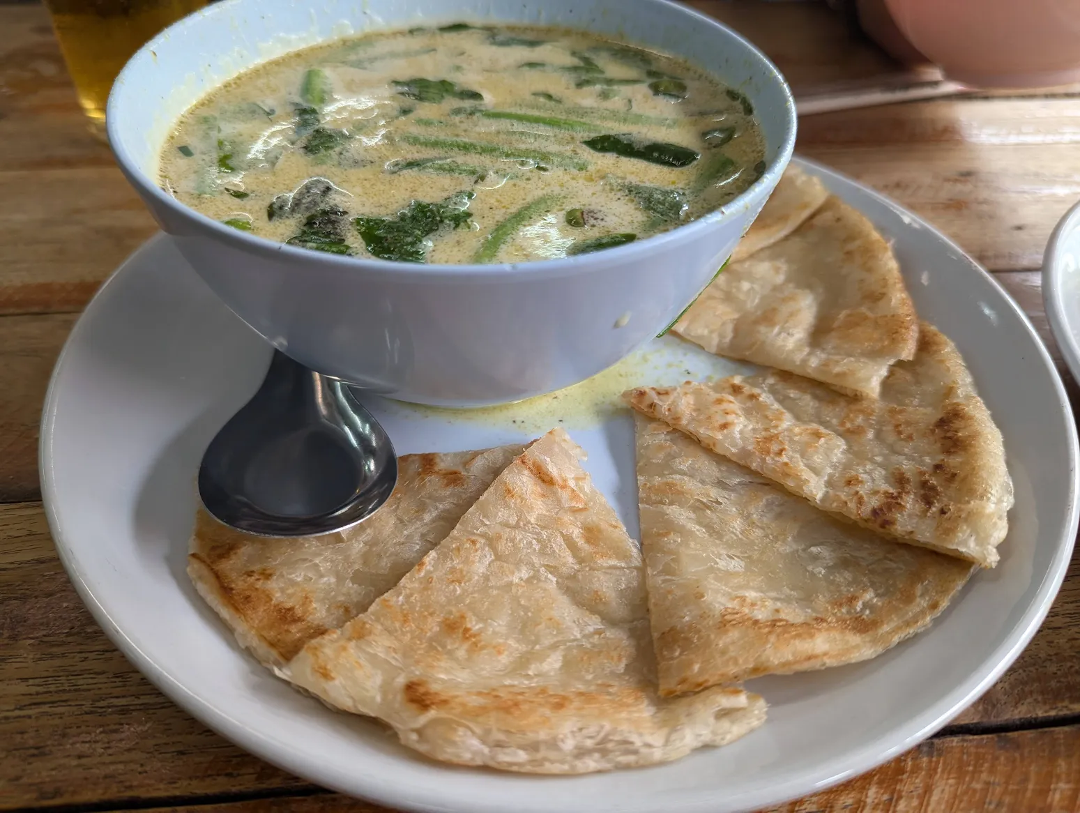 グリーンカレーwith ロティー