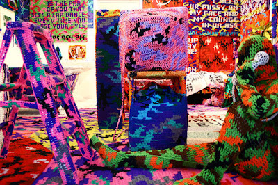 Crochet Art of Olek Seen On lolpicturegallery.blogspot.com