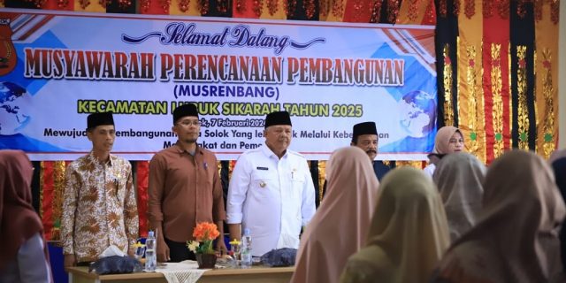 Rumuskan Skala Prioritas Pembangunan Tahun 2025, Musrenbang Kecamatan Lubuk Sikarah Dibuka oleh Wako Solok
