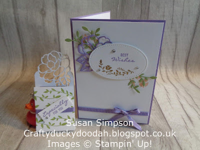 Craftyduckydoodah!, Botanical Bliss, projectAugust 2018 Coffee & Cards , Stampin' Up! UK Independent  Demonstrator Susan Simpson, Supplies available 24/7 from my online store, 