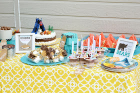 Camping Theme Party Ideas by Orchard Girls Blog