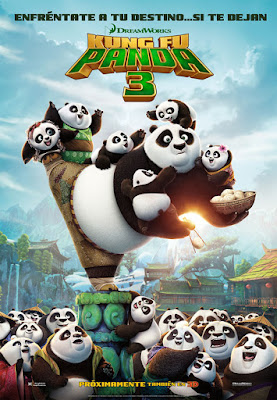 Carátula de la tecera película de Kung Fu Panda