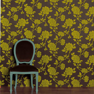 Home wallpaper murals - Flock wallpaper designs